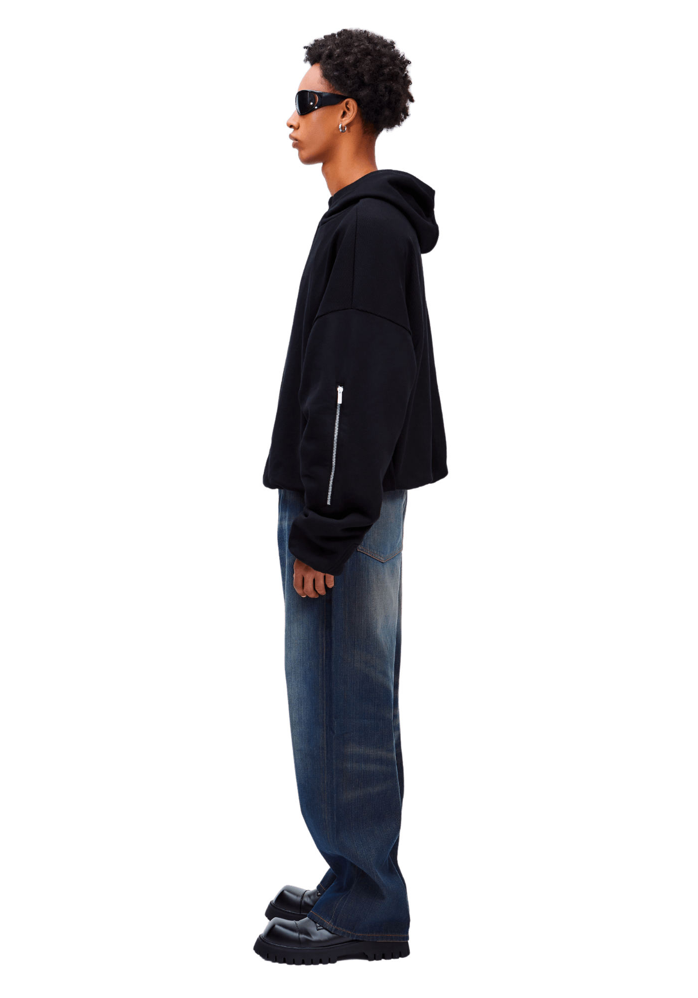 Shinobi Cropped Hoodie