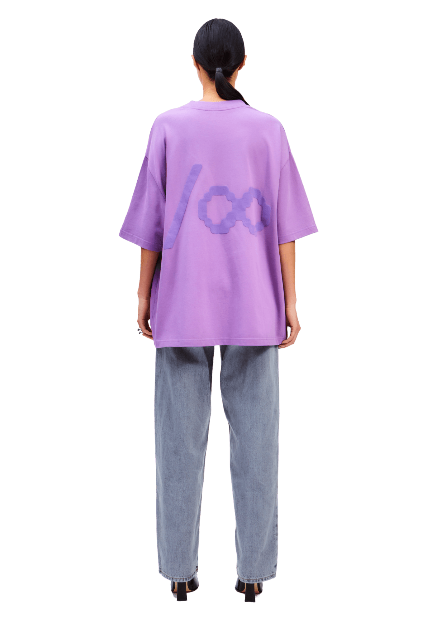 Purple Antihero Embroidered Tshirt