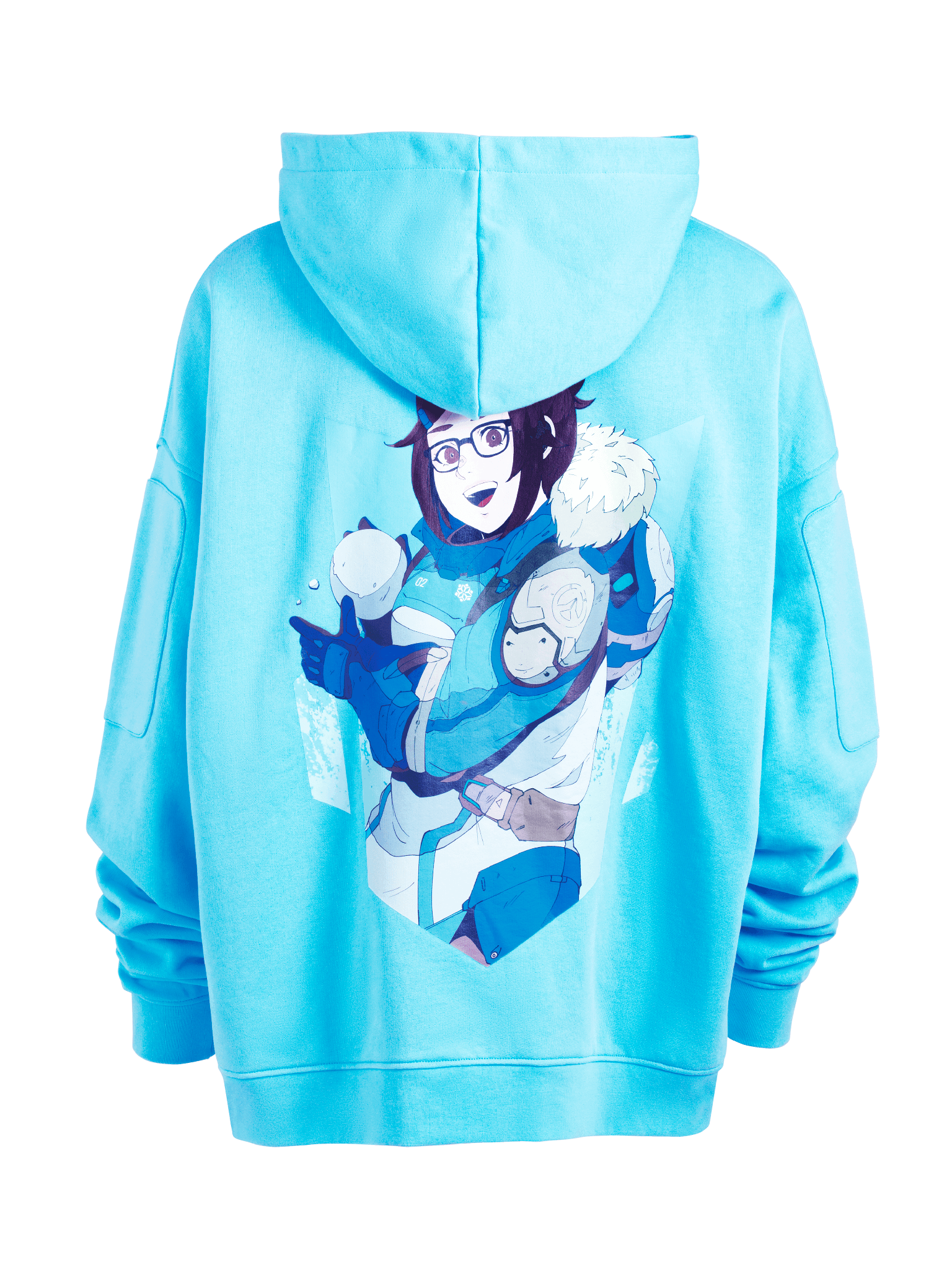 Mei Anime Oversize Pullover Hoodie Rear