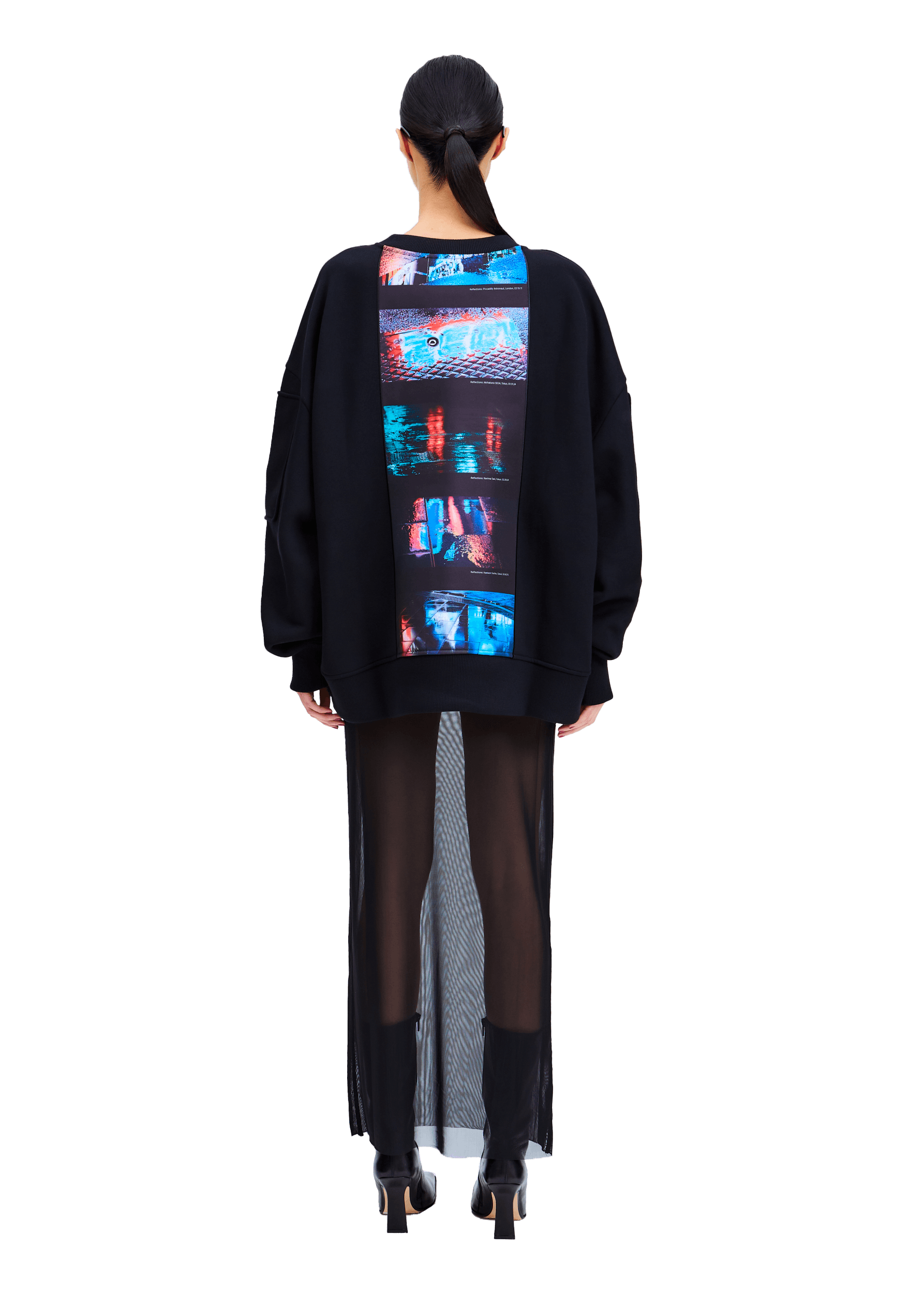 After Dark Panelled Sweatshirt