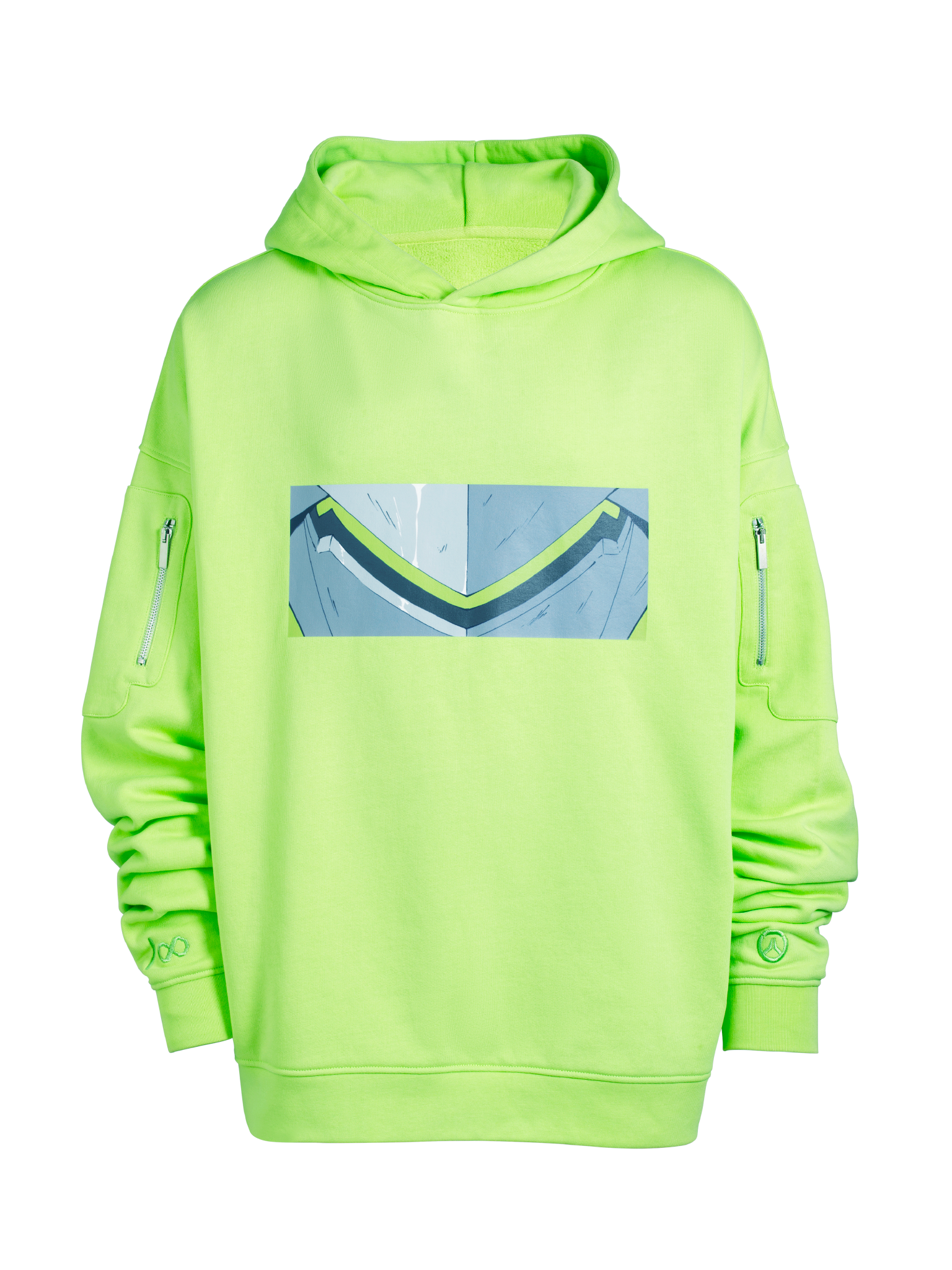 Genji Anime Oversize Pullover Hoodie Front