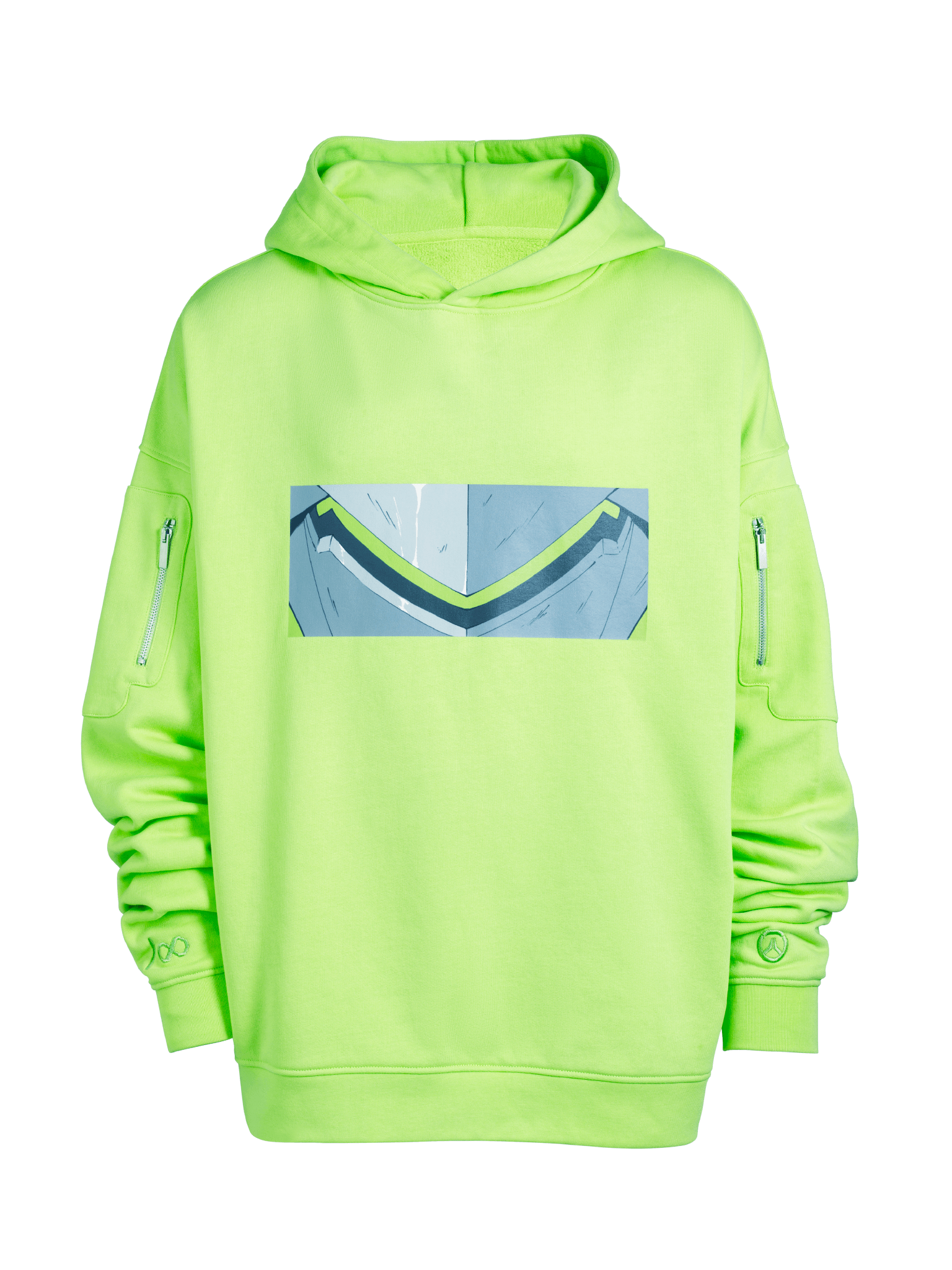 Genji Anime Oversize Pullover Hoodie Front