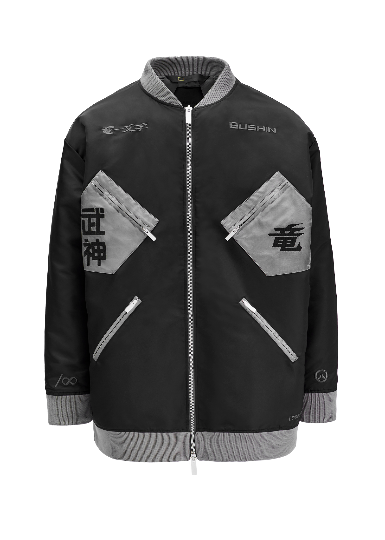 Genji bushin bomber jacket front view