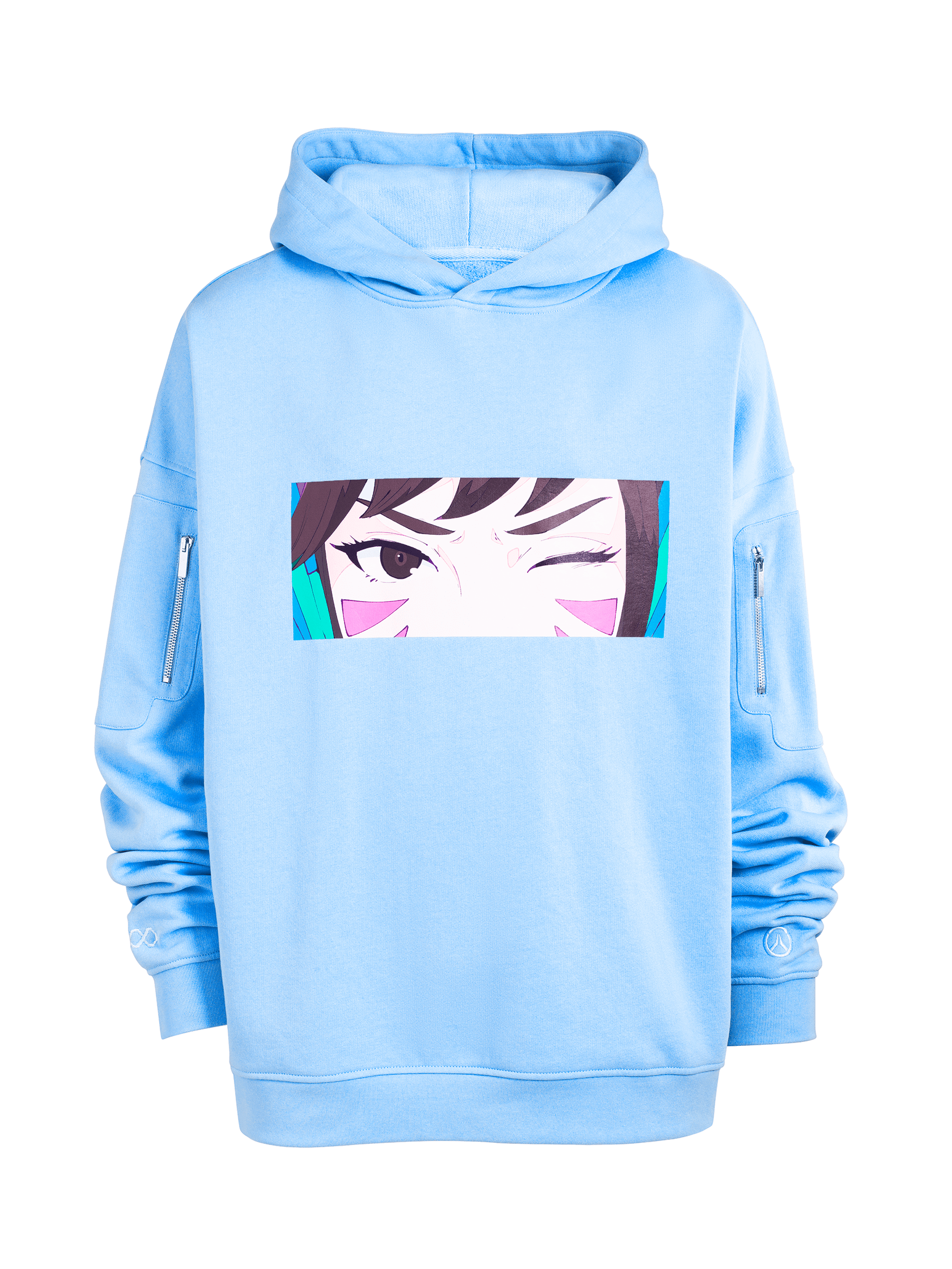 D Va Anime Oversize Pullover Hoodie Front