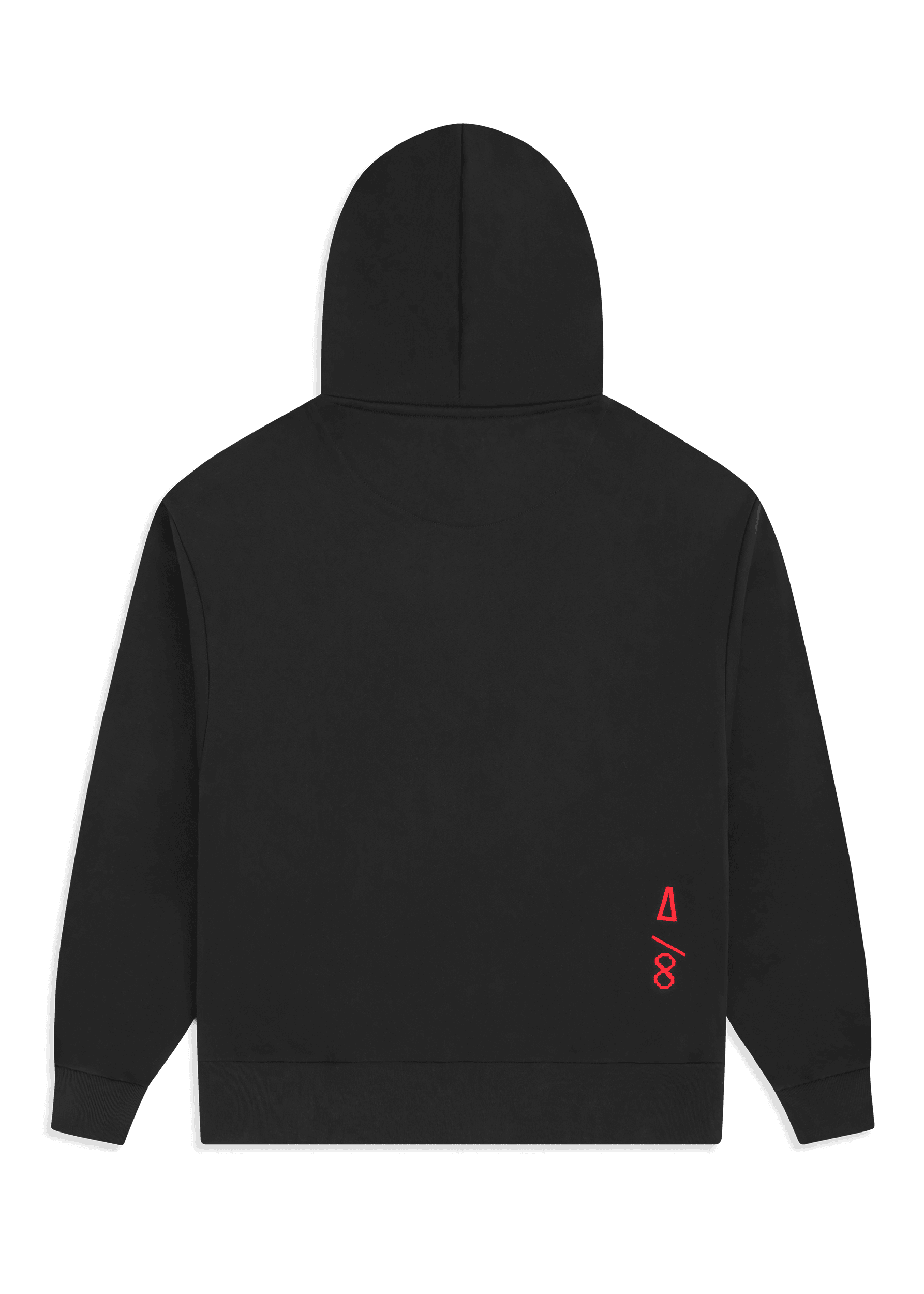 ALERT Velvet Print Hoodie