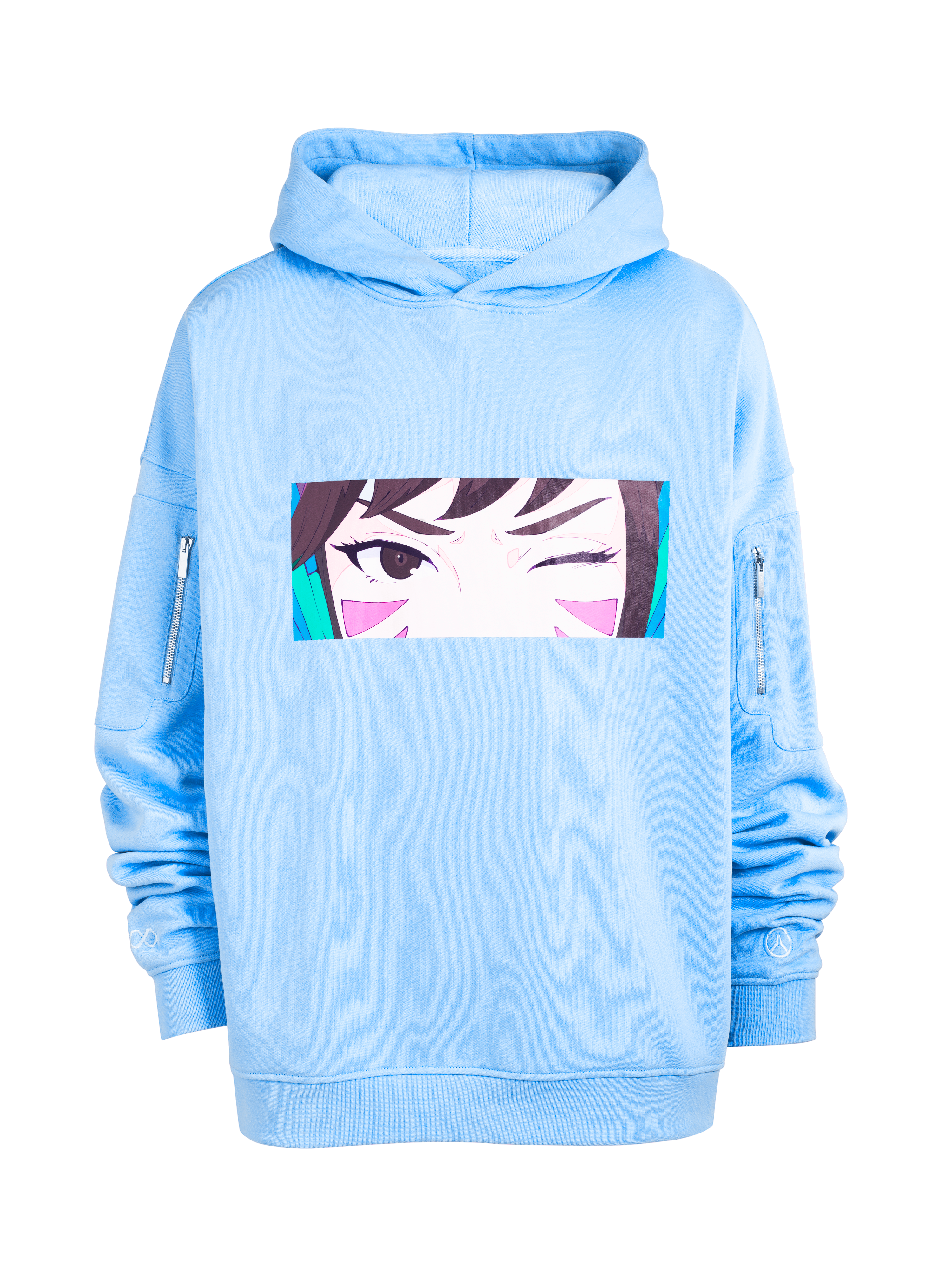 DVa Anime Oversize Pullover Hoodie Front